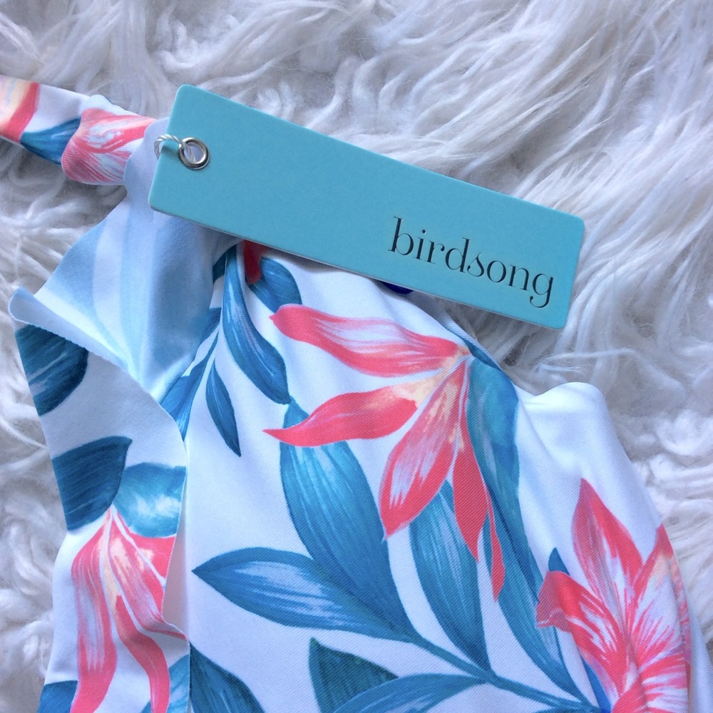 NWT Birdsong Bra-Size Ruffle Bikini Top - Picture 10 of 11